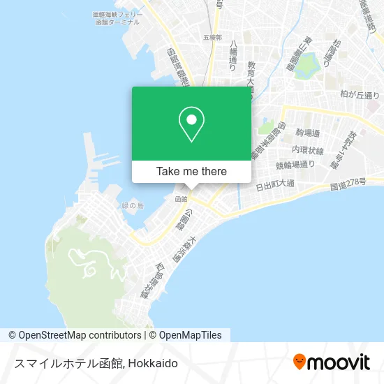 Smile Hotel Hakodate map