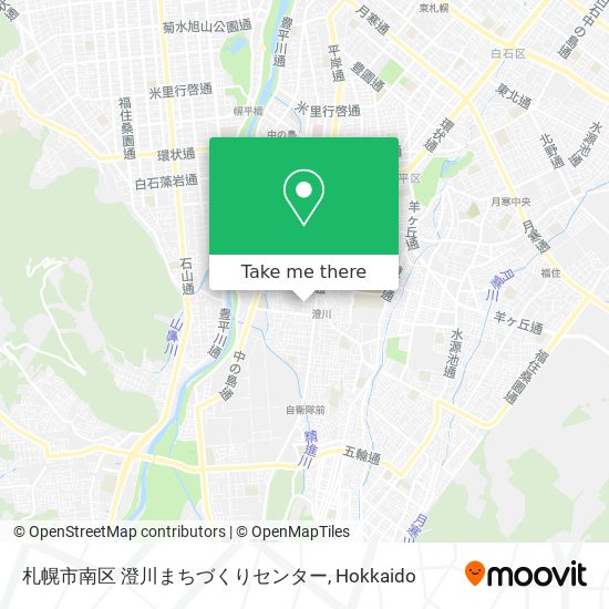 札幌市南区 澄川まちづくりセンター map