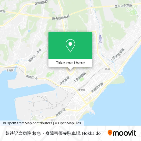 Steel Memorial Hospital Emergency and Disabled Parking map