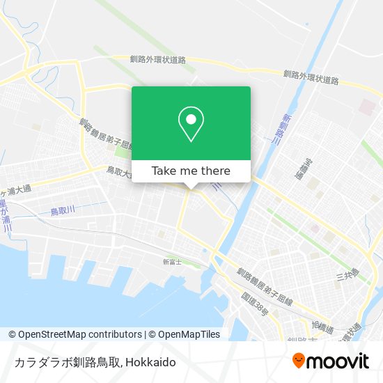 カラダラボ釧路鳥取 map