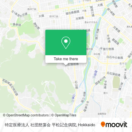 特定医療法人 社団慈藻会 平松記念病院 map