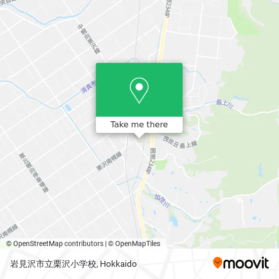 岩見沢市立栗沢小学校 map