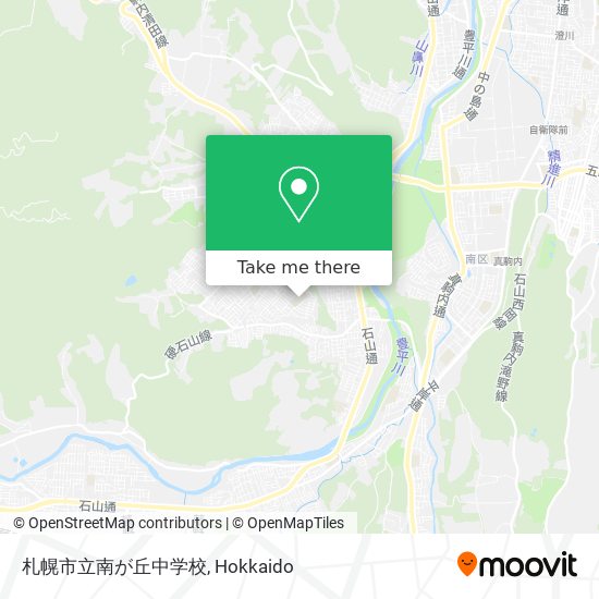 札幌市立南が丘中学校 map