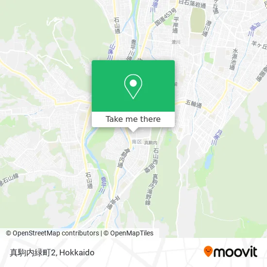 Makomanai Midori Town 2 map