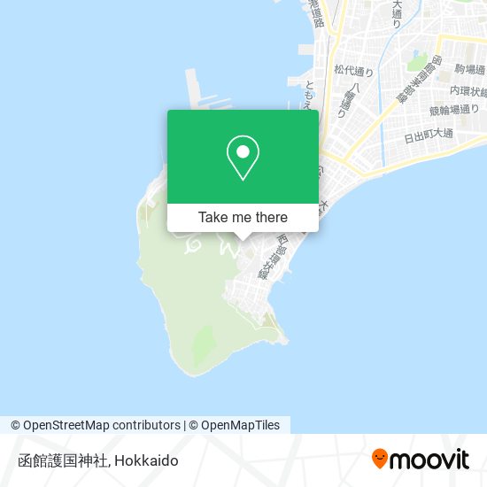 函館護国神社 map
