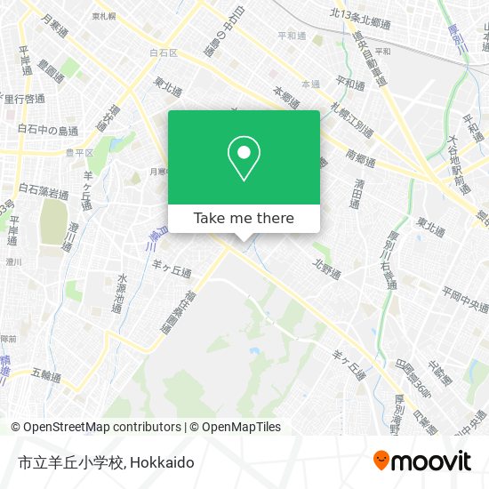 市立羊丘小学校 map