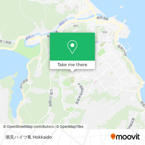 潮見ハイツⅢ map