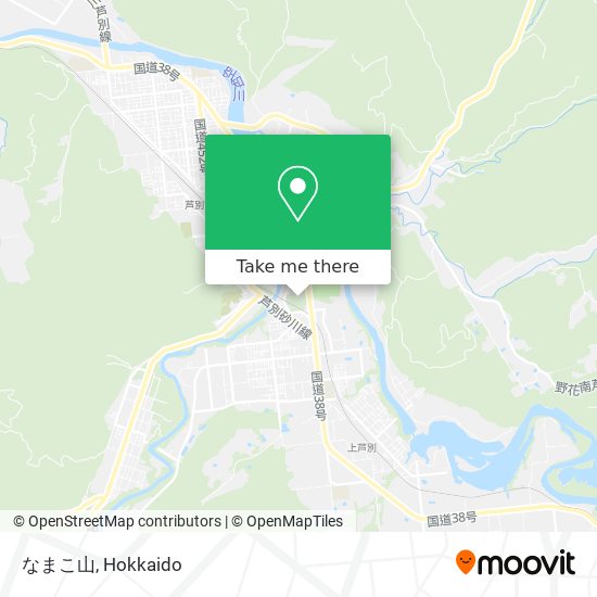 なまこ山 map