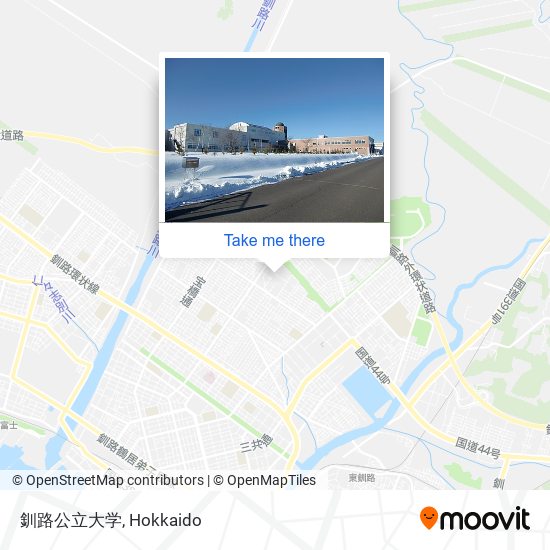 釧路公立大学 map