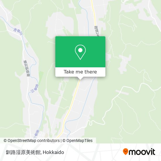 釧路湿原美術館 map
