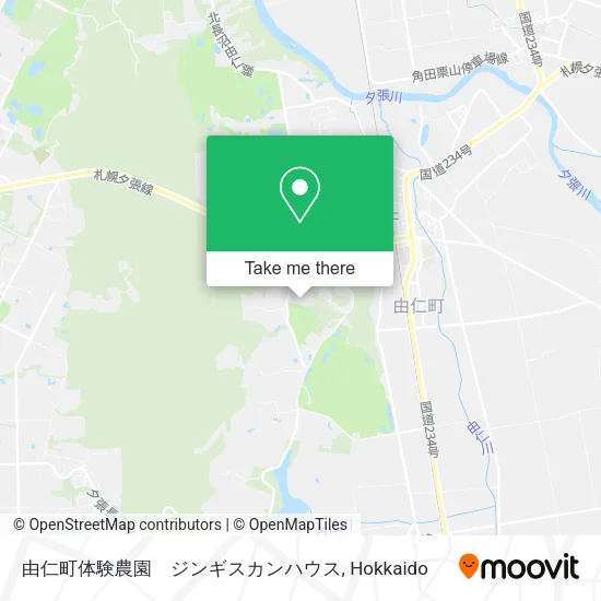 由仁町体験農園　ジンギスカンハウス map