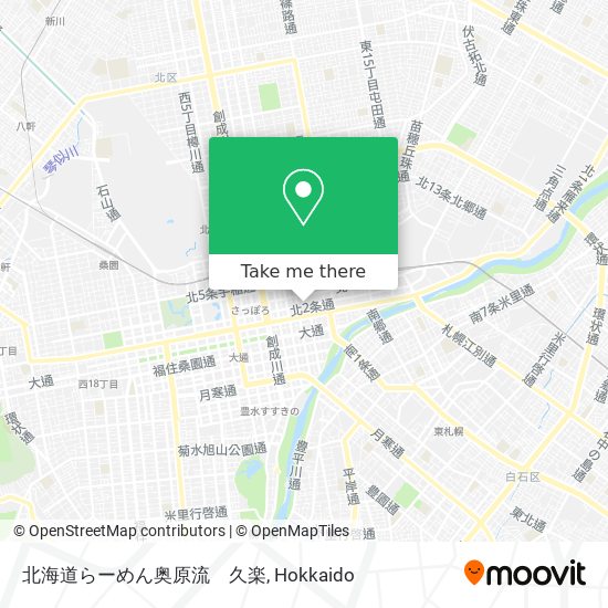北海道らーめん奥原流　久楽 map
