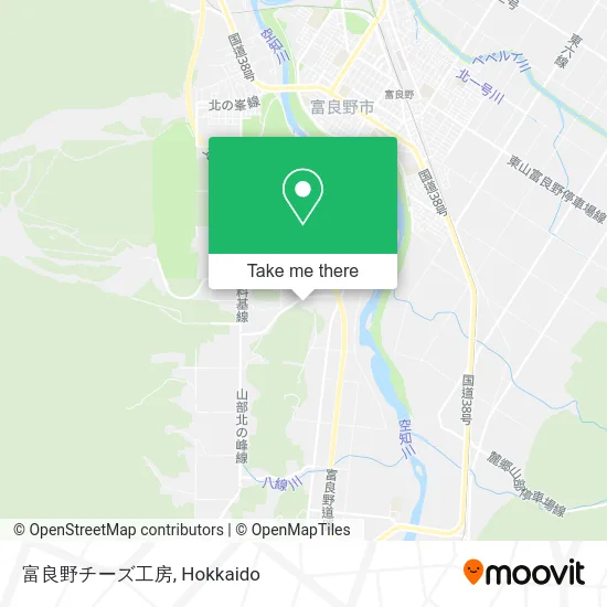 富良野チーズ工房 map