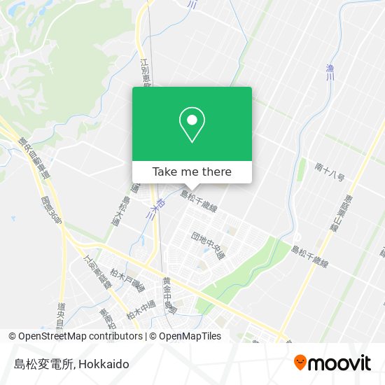 島松変電所 map