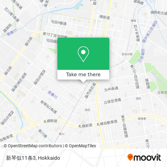 新琴似11条3 map