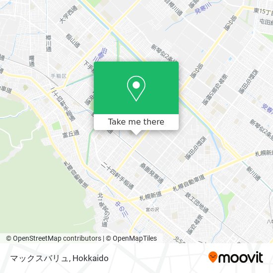 マックスバリュ map