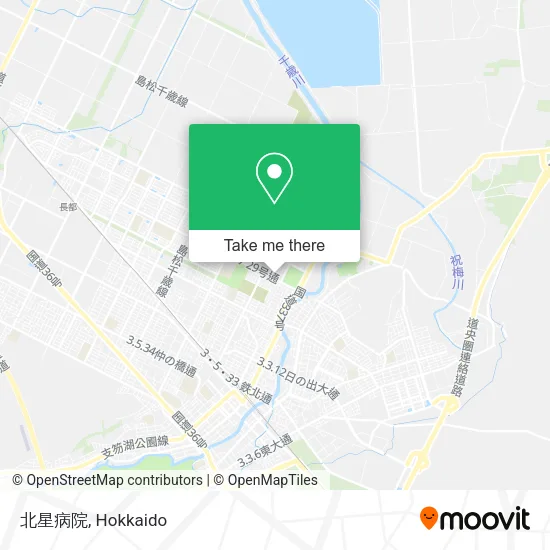Hokusai Hospital map