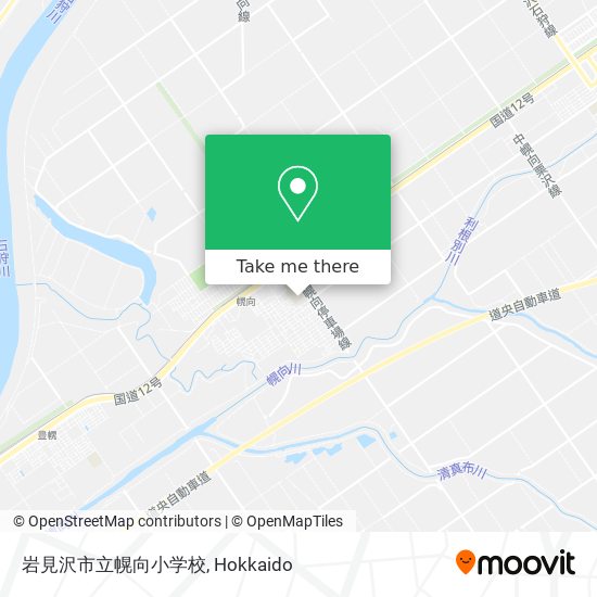 岩見沢市立幌向小学校 map