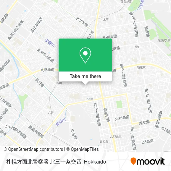 札幌方面北警察署 北三十条交番 map