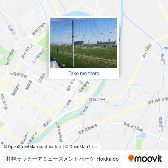 札幌サッカーアミューズメントパーク map