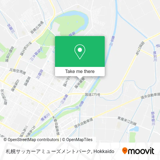 札幌サッカーアミューズメントパーク map