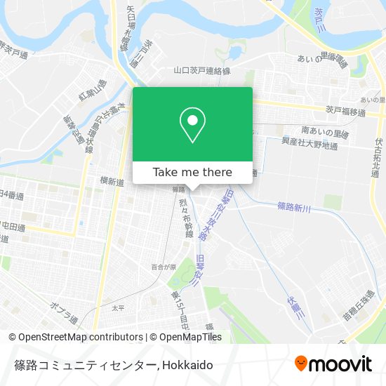 篠路コミュニティセンター map