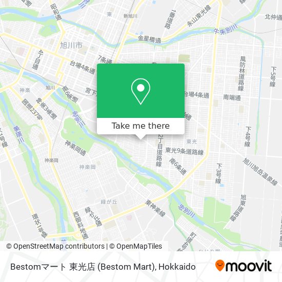 Bestomマート 東光店 (Bestom Mart) map