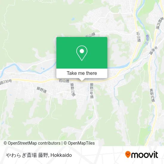 Yawagi Funeral Hall, Fujino map