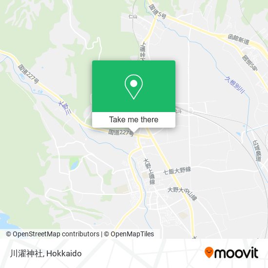 川濯神社 map