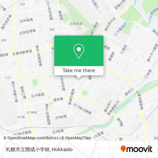 札幌市立開成小学校 map