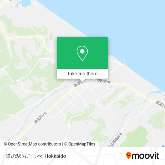 道の駅おこっぺ map