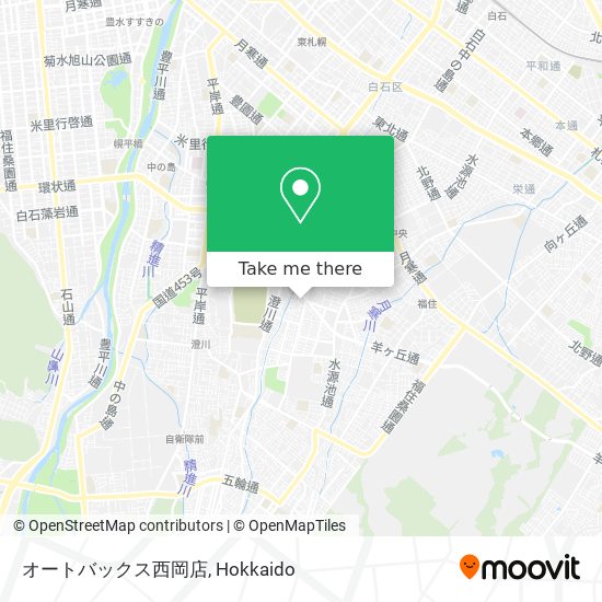 オートバックス西岡店 map