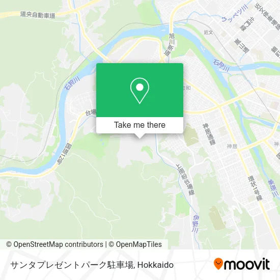 サンタプレゼントパーク駐車場 map