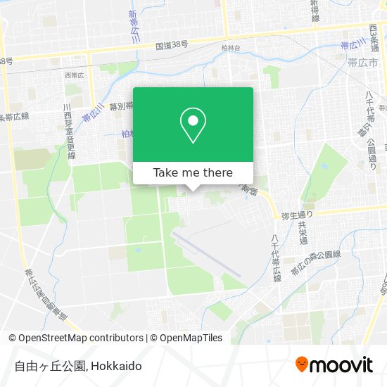 自由ヶ丘公園 map