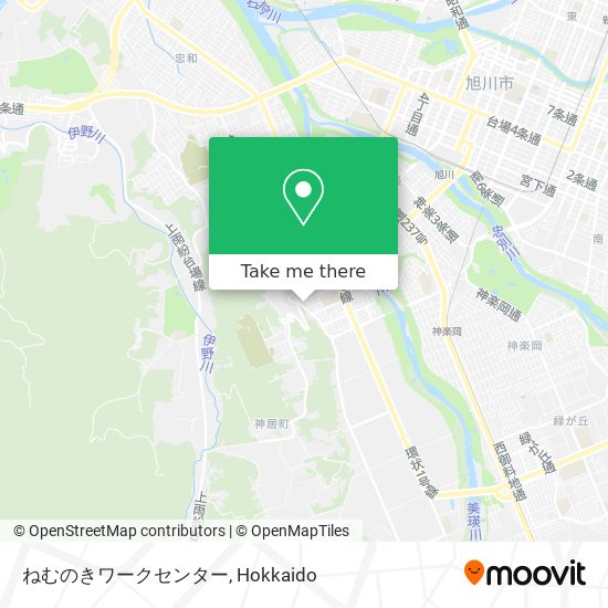 ねむのきワークセンター map