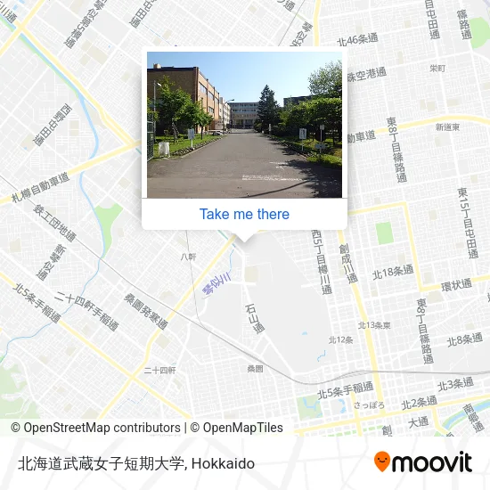 北海道武蔵女子短期大学 map