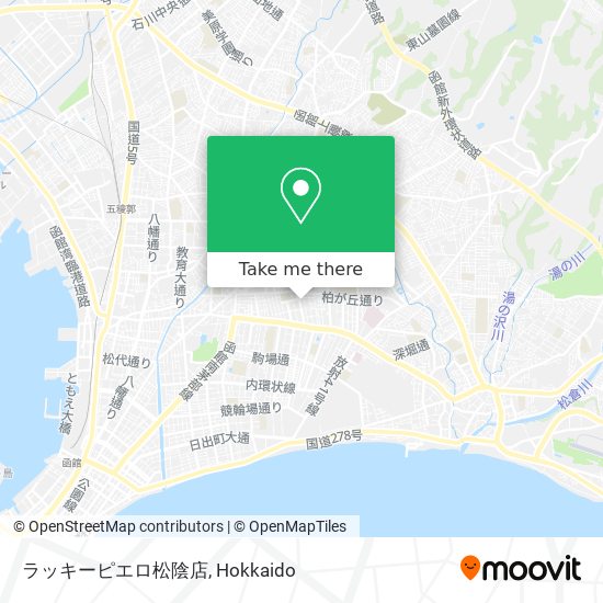 ラッキーピエロ松陰店 map