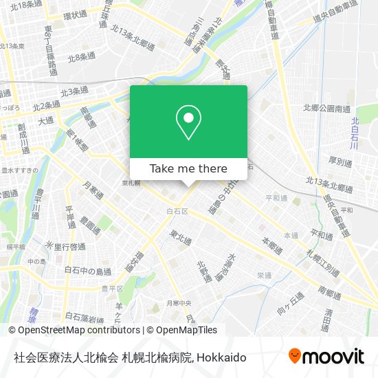 社会医療法人北楡会 札幌北楡病院 map
