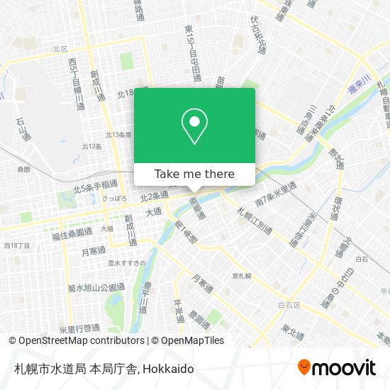 札幌市水道局 本局庁舎 map