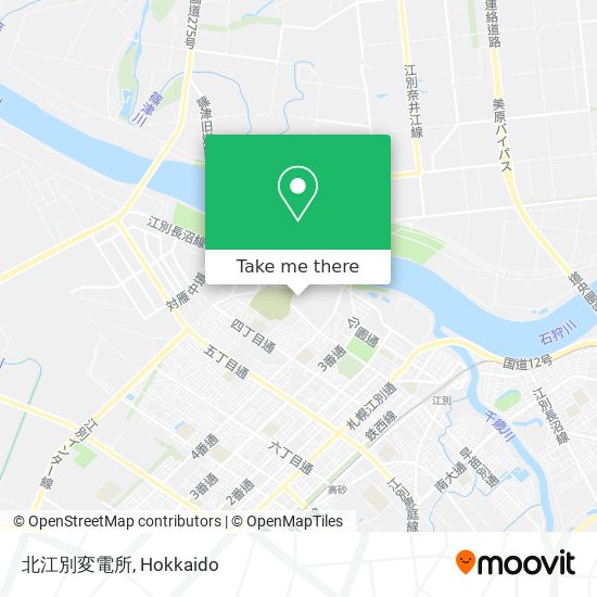 北江別変電所 map