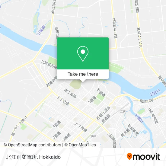 Kita Ebetsu Substation map