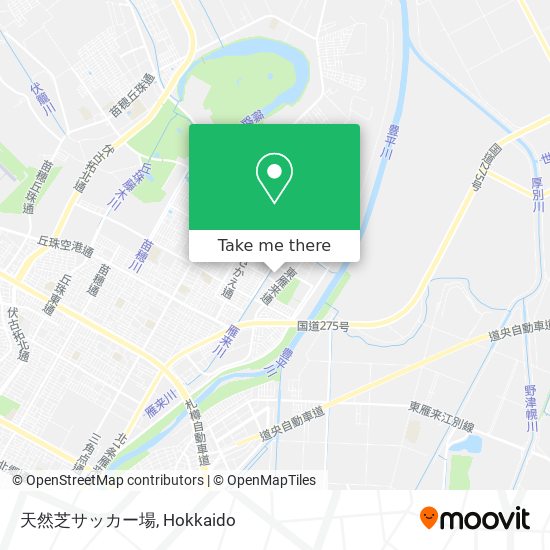 天然芝サッカー場 map