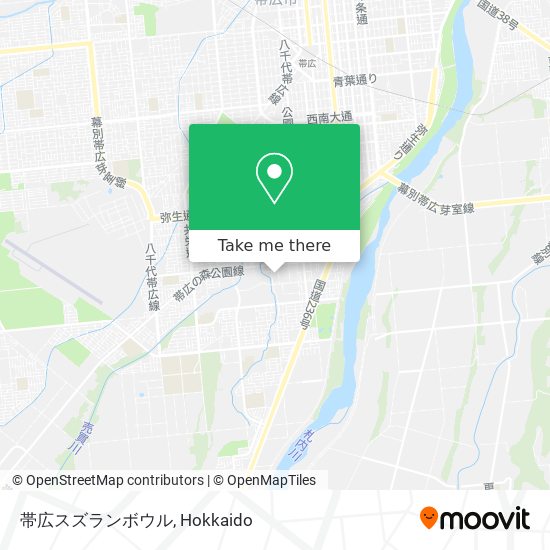 帯広スズランボウル map