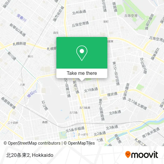 北20条東2 map