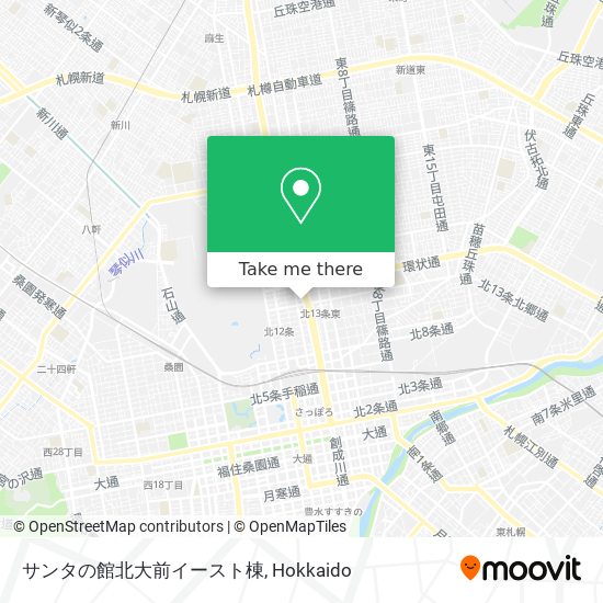 サンタの館北大前イースト棟 map