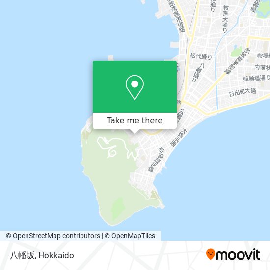 八幡坂 map