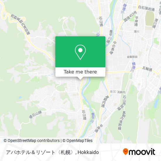 アパホテル＆リゾート〈札幌〉 map