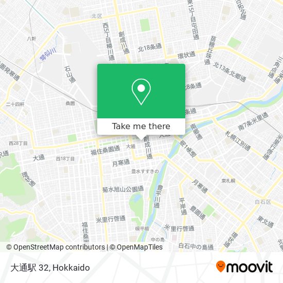 大通駅 32 map
