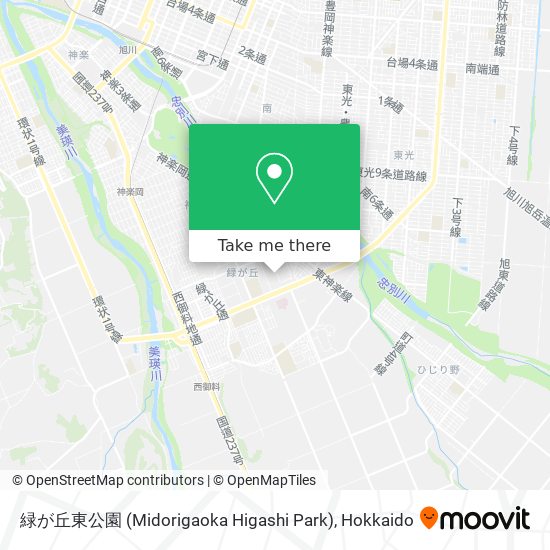 緑が丘東公園 (Midorigaoka Higashi Park) map