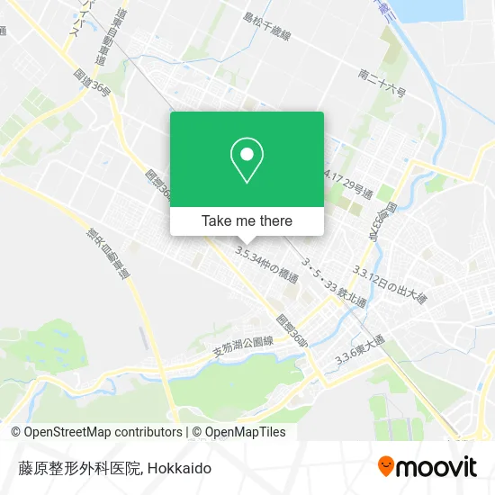 Fujiwara Orthopedic Clinic map
